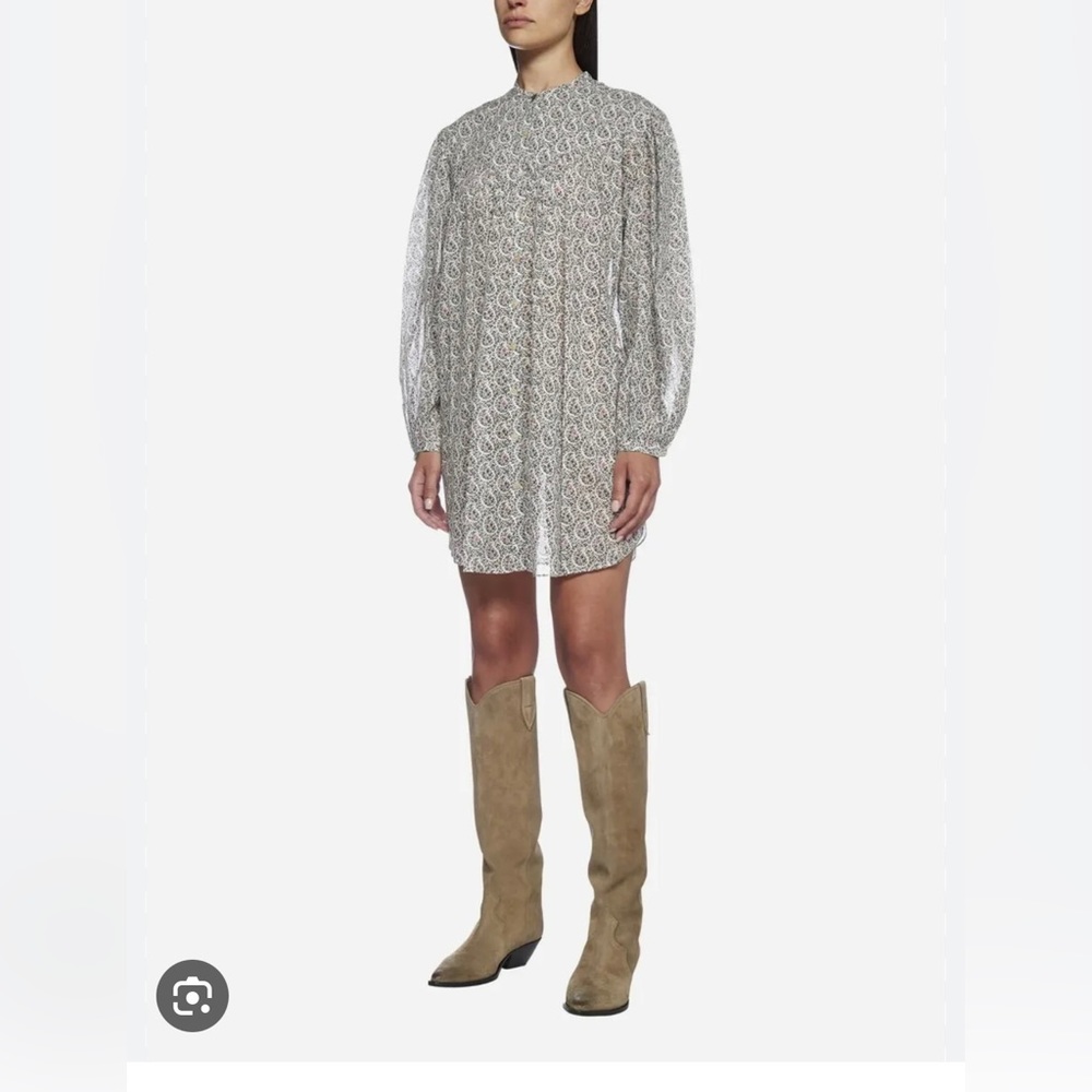 Isabel marant etoile mildi mini dress - paisley print - size 36